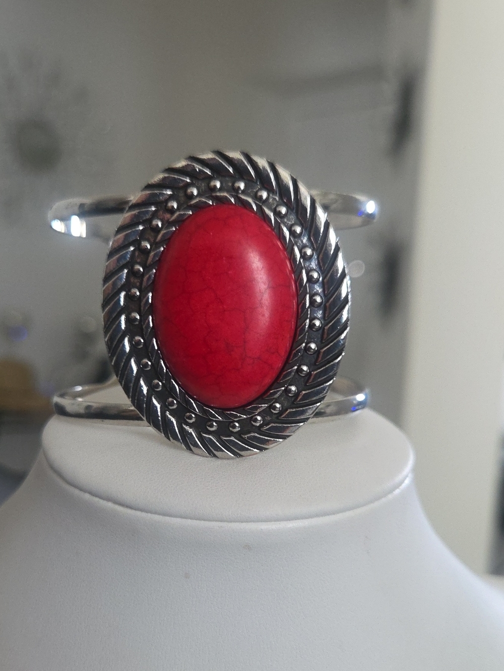 Paparazzi Desert Aura Red Bracelet NWT